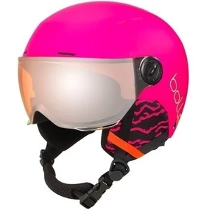 Bollé Quiz Visor Junior Ski Helmet Matte Hot Pink S (52-55 cm) Lyžařská helma