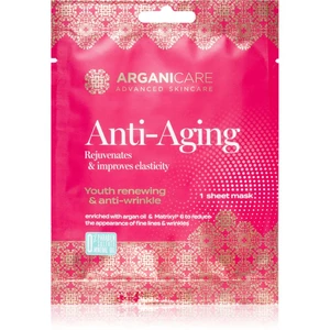 Arganicare Anti-Aging Sheet Mask plátýnková maska se zpevňujícím účinkem 1 ks