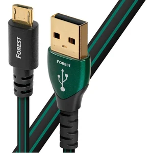 AudioQuest Forest 1,5 m Negro-Verde Cable USB Hi-Fi