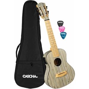 Cascha HH 2316E Bamboo Koncertné ukulele Graphite