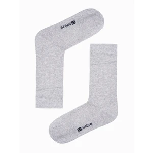 Ombre Clothing Men's socks U153 - grey 3