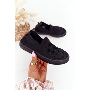 Gyermek Slip-On Cipők Big Star HH374107 Fekete