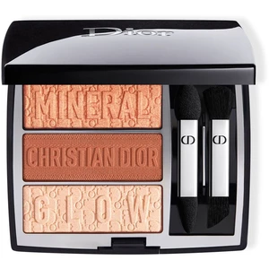 DIOR Diorshow 3 Couleurs Tri(O)blique Mineral Glow Limited Edition paletka očních stínů odstín 733 Coral Glow 3,3 g