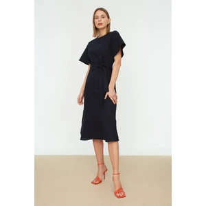 Trendyol Navy Belted Dress