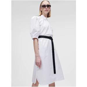 White women's shirt dress KARL LAGERFELD - Women