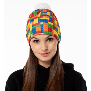 Mr. GUGU & Miss GO Woman's Blocks Beanie WB21WH 2062