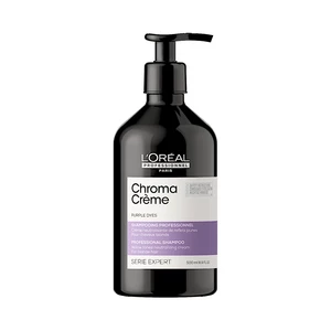 L´Oréal Professionnel Profesionální fialový šampon neutralizující žluté tóny Serie Expert Chroma Crème (Purple Dyes Shampoo) 500 ml