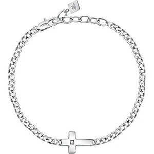 Morellato Oceľový náramok Krížik Cross SKR64