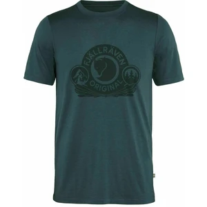 Fjällräven Tricou Abisko Wool Classic SS Navy S