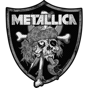 Metallica Raiders Skull Nášivka Čierna