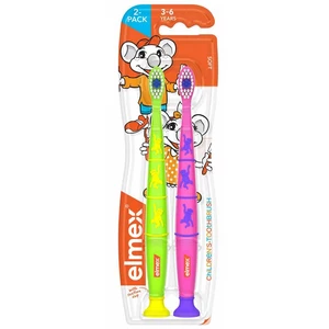 Elmex Children's Toothbrush zubní kartáček pro děti soft 3-6 years 2 ks