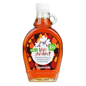 Country Life Sirup javorový Grade A BIO 250 ml