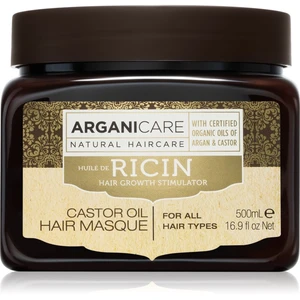 Arganicare Ricin Hair Growth Stimulator posilňujúca maska pre slabé vlasy s tendenciou vypadávať pre všetky typy vlasov 500 ml