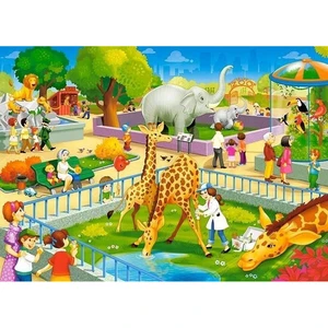 Castorland Puzzle Návštěva v ZOO 60 dílků