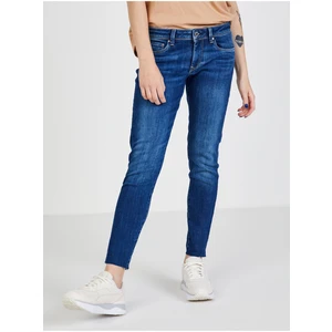 Tmavě modré dámské slim fit džíny Pepe Jeans Lola - Dámské