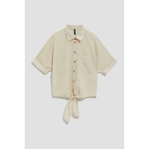 LADIES SHIRT L-KO-4041 LBEIGE