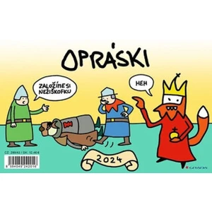 Opráski 2024 - stolní kalendář, jaz