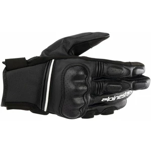 Alpinestars Phenom Leather Gloves Black/White XL Rękawice motocyklowe