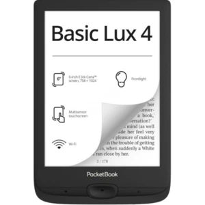 POCKETBOOK 618 BASIC LUX 4 INK BLACK, ČERNÝ