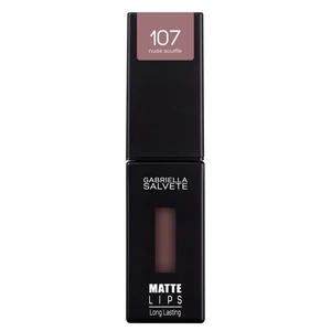 Gabriella Salvete Matte Lips dlouhotrvající tekutá rtěnka s matným efektem odstín 107 Nude Souffle 4,5 ml