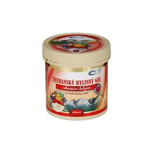 Topvet Tatranský masážní gel hřejivý 250 ml