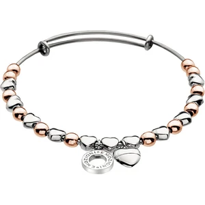 Hot Diamonds Ocelový náramek Emozioni Rose Gold and Silver Plate DC096