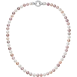 Evolution Group Barevný perlový náhrdelník Pavona 22004.3 A