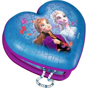 Ravensburger 3D puzzle 112364 Srdce Disney Ľadové kráľovstvo 2 54 dielikov