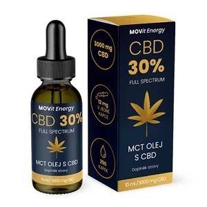 MOVit Energy CBD 30% Full Spectrum MCT olej 10 ml