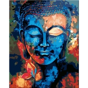 Zuty Maľovanie podľa čísiel Farebný Budha