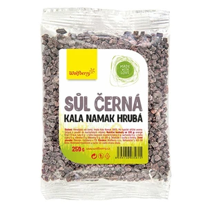 WOLFBERRY Himalájská sůl černá hrubá Kala Namak 250 g