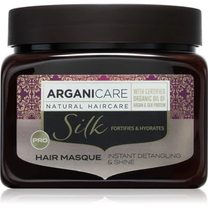 Arganicare Silk Protein Fortifying Mask hydratační maska na vlasy s proteinem 500 ml