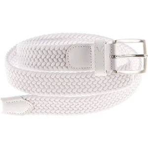 Alberto Belt Basic Braided Mens White 100