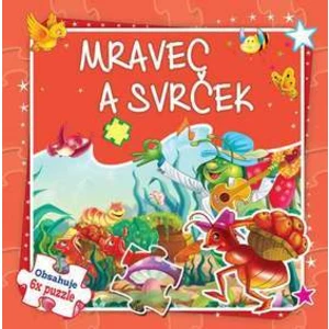 Mravec a svrček -- Obsahuje 6x puzzle