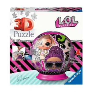 3D Puzzle Ravensburger Puzzleball L. O. L. - 72 dílů