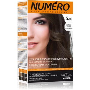 Brelil Numéro Permanent Coloring barva na vlasy odstín 5.00 Light Brown 125 ml
