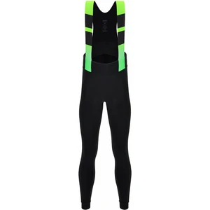 Santini Command Bib Tights Verde Fluo 2XL Pantaloncini e pantaloni da ciclismo