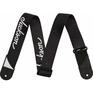 Jackson White Logo Strap Curea de chitară