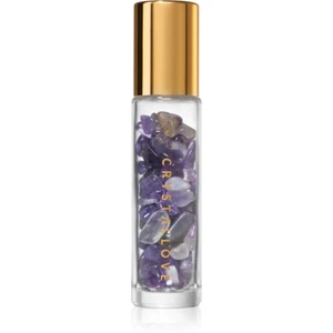 Crystallove Amethyst Oil Bottle roll-on s kryštálmi plniteľný 10 ml