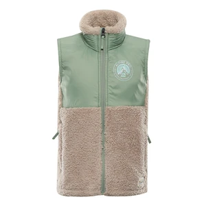 Children's vest supratherm ALPINE PRO ASONO ASPEN GREEN