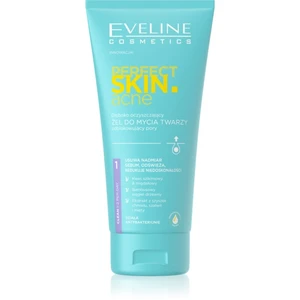 Eveline Cosmetics Perfect Skin .acne hĺbkovo čistiaci gél pre problematickú pleť, akné 150 ml