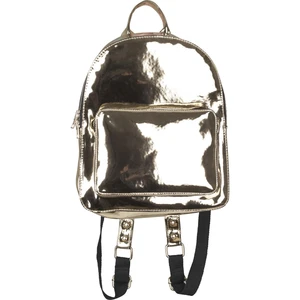 Midi Metallic Backpack Gold