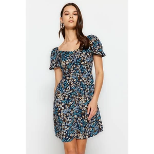 Trendyol Blue Printed Woven Dress