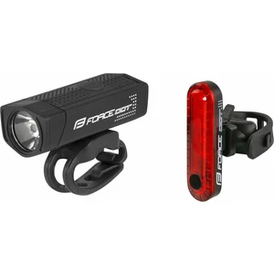 Force Dot Black 300 lm-20 lm Cyklistické svetlo