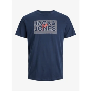Dark blue Men's T-Shirt Jack & Jones Marius - Men