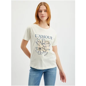 Orsay Cream Women's T-Shirt - Women