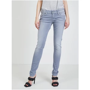 Light Grey Women's Skinny Fit Jeans Jeans Jeans - Women