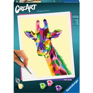 Ravensburger Malování podle čísel Vtipná žirafa
