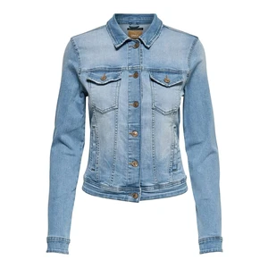 ONLY Dámská džínová bunda ONLTIA LIFE Regular Fit 15177241 Light Blue Denim 34