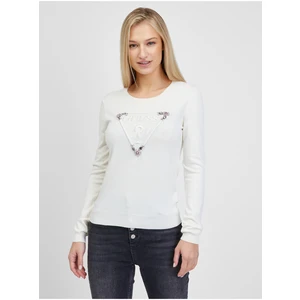 White Women's Sweater Guess Ines - Women